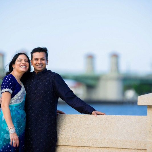 Indian engagement shoot in Florida by DeKreate Photography