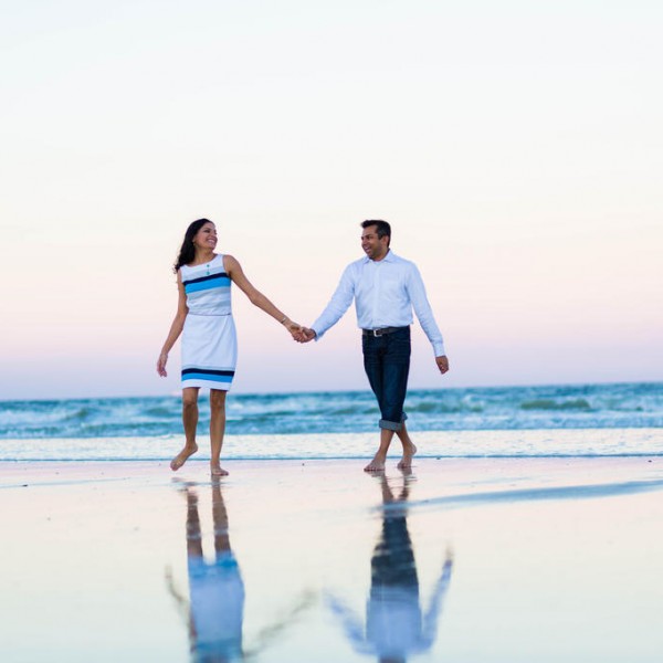Indian engagement shoot in Florida by DeKreate Photography