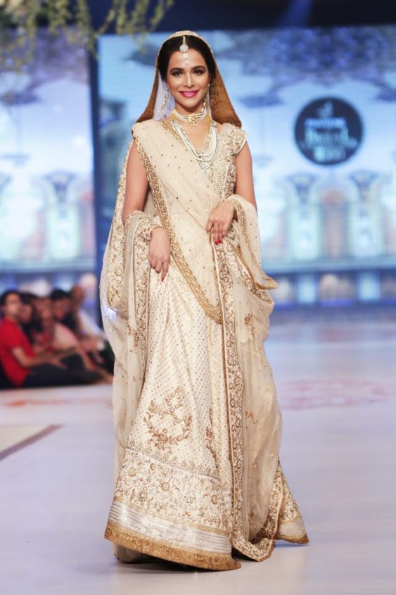 Pakistani wedding outfit PBCW 2014 Zaheer Abbas 1