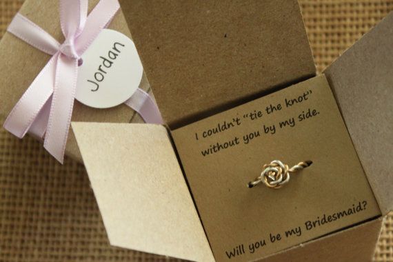 bridesmaids gift - ring