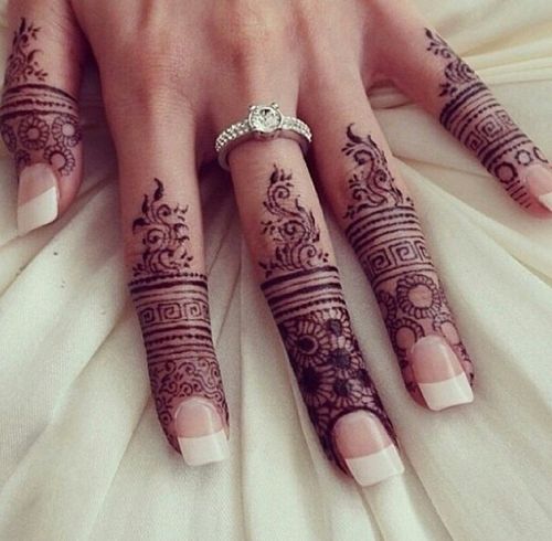 bridal henna design