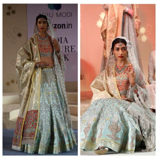 Indian bridal lehengas by Rohit Bal