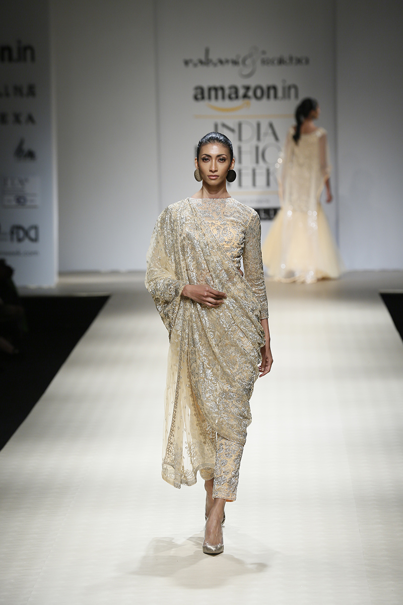 Contemporary Indian gowns for a desi bride