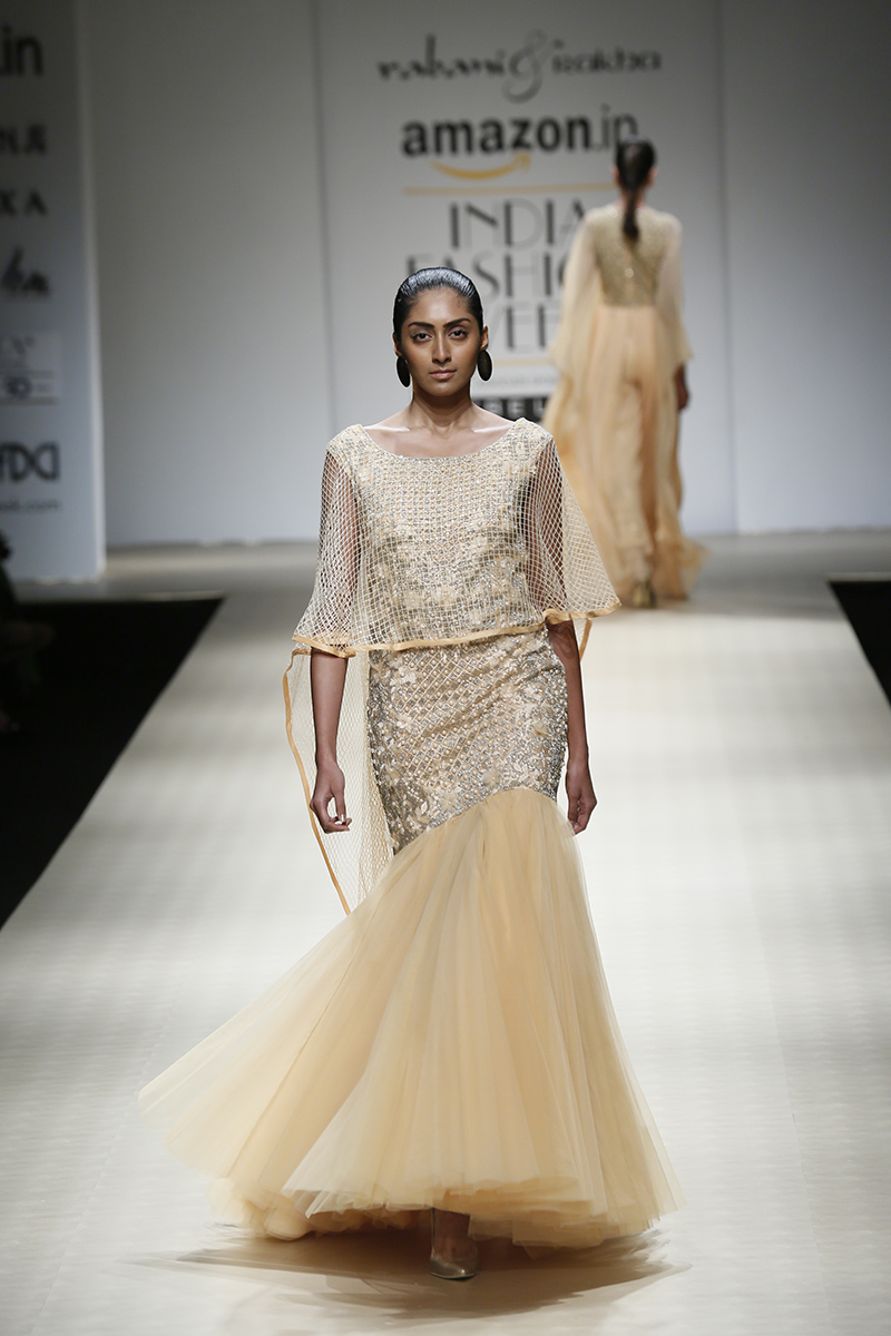 Contemporary Indian gowns for a desi bride