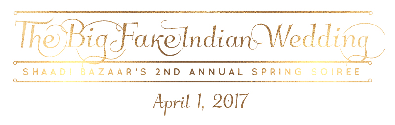 The Big Fake Indian wedding logo